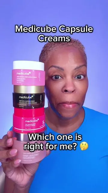 The Medica capsule creams are simply on another level… but which one’s right for you? 🤔 @medicube global @medicube_us #medicubecapsulecream #skincareover50 #D#DealsForYouDaysTikTokShopCreatorPick #over50influencer   #austincontentcreator