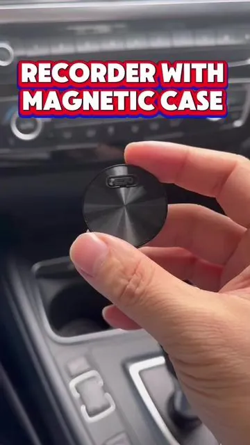 Smart voice recorder with magnetic case!Very easy to hide!#recorder #fyp #tiktokshop 