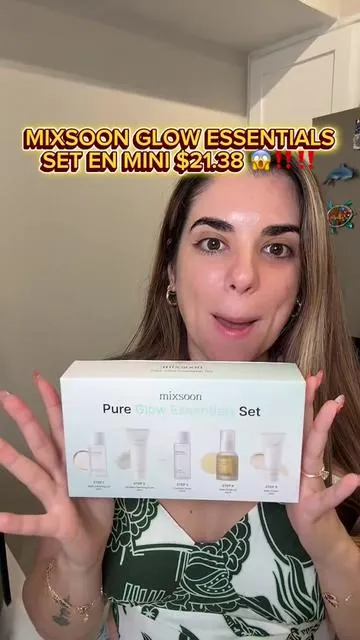 Mi set favorito de Mixsoon en version mini @mixsoon #dealsforyoudays #tiktokshopcreatorpicks #mixsoon #mixsoonbeanessence #miniature #skincare #koreanskincare #glassskinroutine 
