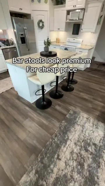 Dine in style with kitchen bar stools #KitchenStools #BarSeating #Furniture #Home #Dining #Decorators