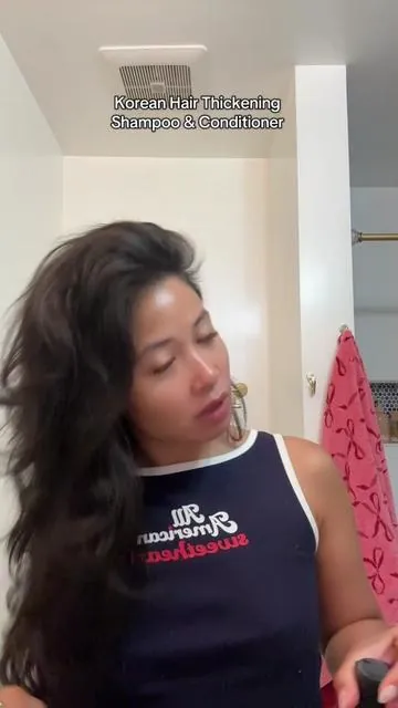 Dr. Groot made this hair thick! #drgroot #koreanhaircare #hairthickening #koreanshampoo #haircareroutine 