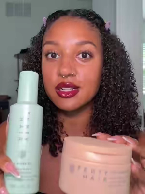 curly girls to the FRONT! Fenty Hair is giving us their curly hair essentials in a bundle 🤩 this bundle comes with: • the water boi detangling leave-in conditioning spray • and my favorite the homecurl curl-defining cream full size products!! @Fenty Hair @Fenty Beauty #fentyhair #fenty #curlyhairessentials #curlyhairroutine #curlyhairproducts #finecurlyhair #3c4ahair #curlyhairtutorial #curldefinition #leaveinconditioner #dealsforyoudays 
