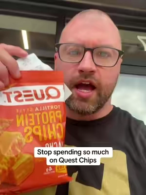 Who would have thought the TikTok Shop has Quest Chips so much cheaper #protein #proteinsnack #food #questchips #proteinpacked #highprotein #healthysnacks 