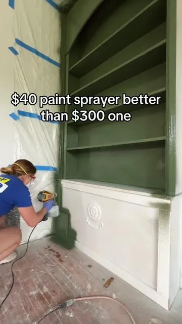 The best paint sprayer under $300 in my opinion. #paintsprayer #diyprojects #diyhome #paintproject 