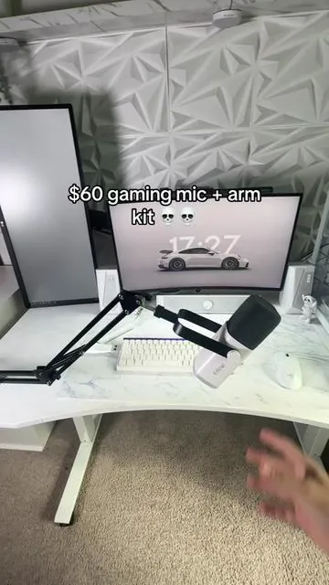 Here’s how to install a budget microphone kit onto your desk - Fifine AM8T mic kit installation guide #mic #kit #microphone #gaming #gamingmic #review #am8 #budgetmic 