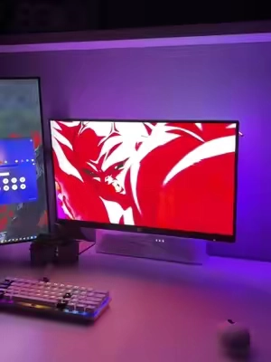 These RGB Smart Strips sync with your monitor! Best purchase I’ve made in a while🔥 #r#rgbl#leds#smartleds#syncm#monitor