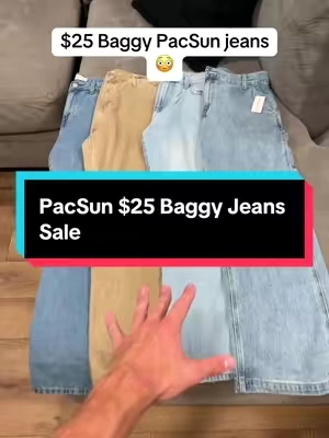 Grab yours while there ONLY $25😳  #pacsunsuperbrandday #pacsundenim #tiktokshopmademebuyit #baggyjeans #jeans #pacsun 