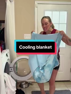 Wash your cooling blanket separately! #coolingblanket #viralcoolingblanket #washingblankets @MsrlassnShop #dealsforyoudays #tiktokshopcreatorpicks 