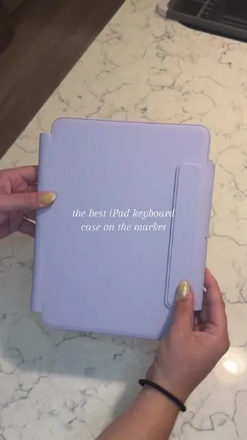 A must have if you have an iPad! It has a wireless keyboard, detachable slim case, covers your Apple Pencil, comes in multiple colors, and is half the price of the Apple keyboard case! #keyboard #keyboardcase #ipad #ipadkeyboardcase #ipadkeyboard #esr 