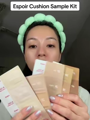 Replying to @Ntxub py dag Happy to inform you. @espoir USA just dropped the sample kit on TikTokshop. Find your match before buying the full size! #espoir #espoircushion #espoircolormatch #bevelvetcushion 