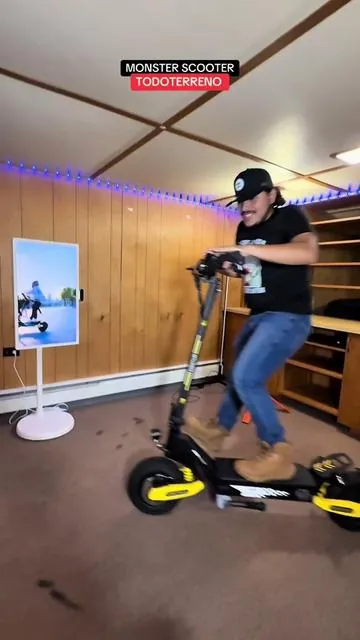 MONSTER scooter #escooterelectrico #patinelectrico #todoterreno #electricscooter #dealsforyoudays 
