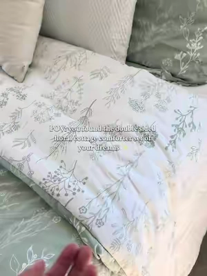 Perfectly feminine but timeless for any bedroom space! AND affordable! ✨🫶🙌 #bedsure @Bedsure #bedding #comforter #comforterset 