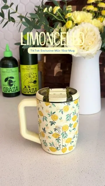 Squeeze the day and shop our TIKTOK SHOP EXCLUSIVE limited edition Limoncello Müv 15oz 🍋 Add this highly anticipated Brü to your collection NOW! ☀️🌊 #brumate #tiktokshopfinds #tiktokshopexclusive #limoncello #mugs #crazythursdaylive 