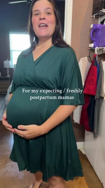 I absolutely love everything about this gown! It’s so comfy, and the material of it is so soft.  Not to mention how easy access it is for all of the things! ❤️ #nursinggown #nursinggowns #breastfeedinggown #laborgown #laborgowns #deliverygown #dealsforyoudays #fy #fyp 