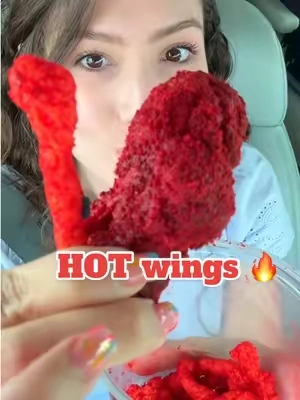 HOT wings 🔥 #srmichelado #hotcheetos #azumechahot #chickenwings