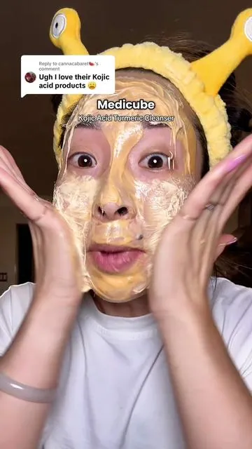 Replying to @cannacabaret🍉  Medicube Kojic Acid Turmeric Cleanser #medicube #TikTokShopCreatorPicks #CreatorPicks #TTSBeautyBesties #toptierjuly #ttsthunderbolt #creatoricons #spotlightfinds #tiktokshopbacktoschool @medicube global @medicube US Store 