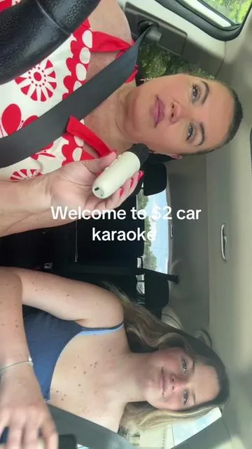 The most fun you’ll ever have with $2!!!! #karaoke #motherdaughterduo #elleking #americassweethearts #ginnyandgeorgia #carpoolkaraoke #tiktokmademebuyit #fyp 