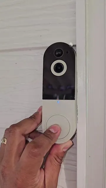 Timbre con cámara recargable #doorbellcamera #securitycamera #doorbell #tiktokshopping #TikTokshopbacktoschool 