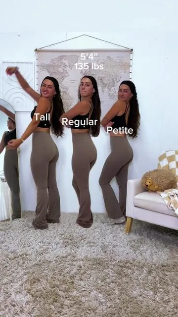 Good quality leggings with length options for everyone🤌 yes please✨ hope this comparison helps🫶 #halara @Halara_official @Halara #halaraleggings #halaraflareleggings #halaratummycontrol #tummycontrol #shapingleggings #petite #tallgirlfriendly 