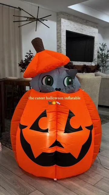 The cutest inflatables from @Joyfy-US 🧡 #halloweeninflatables #spookyseason #spookyszn #halloweenlover #cats #halloweeniscoming #inflatables #halloweendecor #flashsale #dealsforyoudays #fyp #foryoupage #parati 