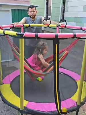 La mejor manera de tener a tus bebés entretenidos  Con este trampolín que esta al 100/ #trampoline #toys #jugetes #trampoline #kids 