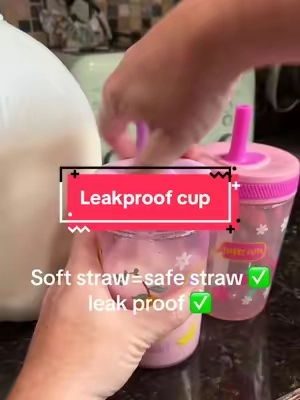 Transitioning a toddler from a bottle to a leak proof, soft straw cup 👶#leakproofcup #toddlercup #momhack #zak #toddlermom 