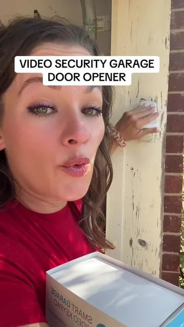 Watch me upgrade my garage security.. #tiktokcreatorpicks #backtoschool #homesecurity 