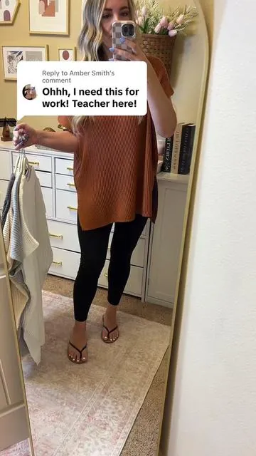 Replying to @Amber Smith such a perfect top for work! #leggingsoutfit #casualstyle #casualoutfits #sweater #top #TikTokShop #GiftIdeasForHer  #creatorsearchinsights #tiktokshopcreatorpicks  #TikTokShopBackToSchool #TikTokShopLaborDaySale  #cutetops #outfit #outfitinspo @shewin_official_us #shewin 