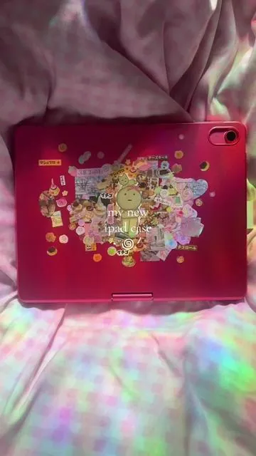 i decided to get a keyboard one for school and i love it so much #fyp #ipad #college #student #whimsy #whimsical #smiski #twee #whimsytwee 