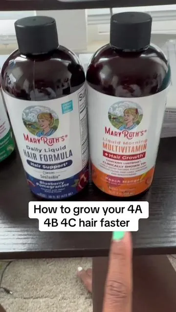 Yes there’s a difference but they both work great #maryruthsnewarrivals #maryruth #hairgrowthjourney #haircareroutine #hairtips 