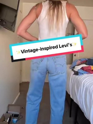 Vintage-inspired Levi’s with the perfect 90s fit you’ll reach for every single day. #Levis90s #VintageVibes #PerfectFitJeans #EverydayStyle #DenimGoals