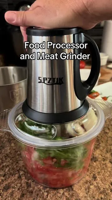 Food processor and meat grinder  #foodprocessorandmeatgrinder #foodprocessor #meatgrinder #SPZTJK #foodchopper #susyrodriguez #procesadordealimentos #picadordecarne 