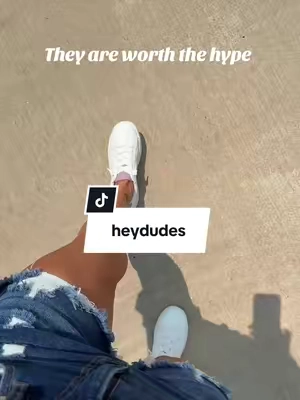 Hands down the comfiest slide on sneaker. The memory foam insoles and arch support help a ton if you’re on your feet a lot. Very lightweight & leather! #whitesneakers #heydudeshoes #womensshoes #comfyshoes #slideonshoes @HeyDude 