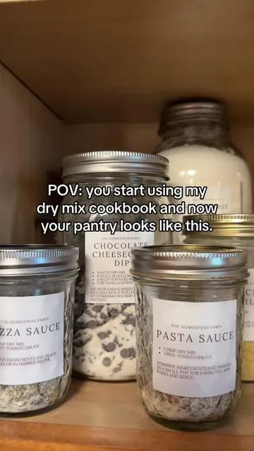 Now on TikTok shop! #cookingfromscratch #cookbook #drymix #pantryrestock #homemaderecipe 