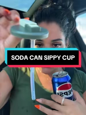 These silicone soda can lids are the best tiktok shop find and an absolutely mom hack.  This is the ultimate sippy cup #soda #momhack #leakproof #toddlermusthaves #fyp 