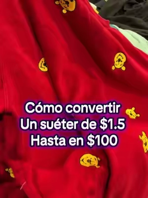 Tips para vender suéteres de segunda mano #bins #thrift  #thrifted #winniethepooh #vintage 