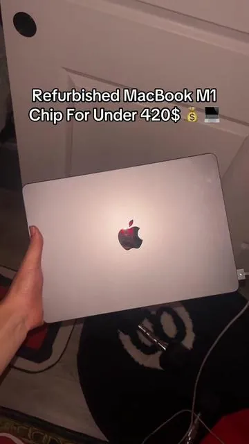 Refurbished M1 Macbook For Under 420$ 💻 💰  #fyp #apple #macbook #laptop #deals 