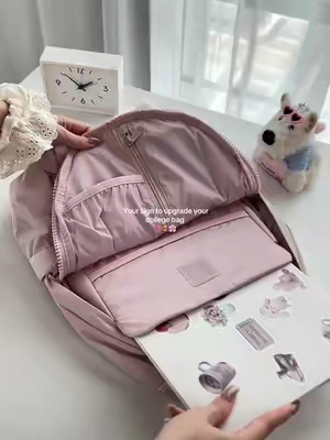 Pink girl must-have💗🧸 keeps your books, tablet and little secret right where they belong✨#bagsmart #TikTokshopbacktoschool #backpack #schoolbag #schoolessentials 