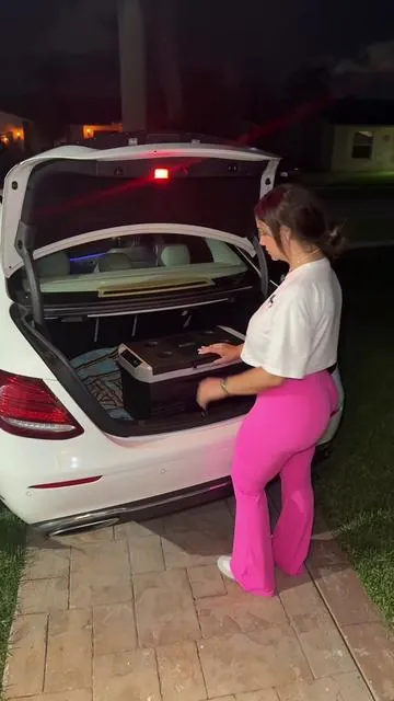 Nevera para tu carro sin necesidad de hielo #euhomyicemaker #euhomy #electriccooler #cooler 