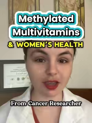 The science behind why methylated vitamins are great and how they benefit women’s health! #methylatedmultivitamin #folate #womenshealth #multivitamin #holistichealth 