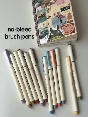 markers I use in my hobonichi that don’t bleed through the pages!  #hobonichi #markers #planners #stationery #tiktokshop 