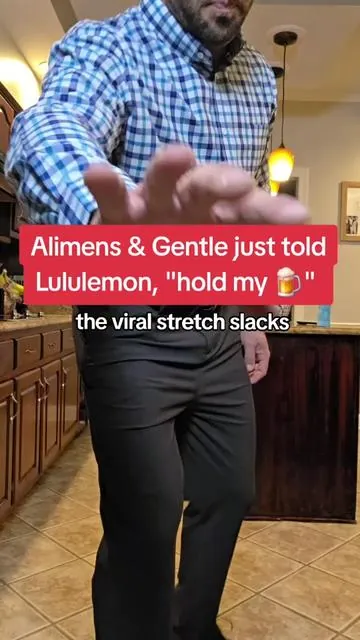 High-stretch men’s dress pants that feel like athletic wear but look sharp enough for the office. No iron needed, expandable waist, and perfect for work, golf, travel, or casual nights out 👖🔥 Comfort + style without breaking the bank. #MensStyle #MensWear #BusinessCasual #TikTokMadeMeBuyIt #MensPants 