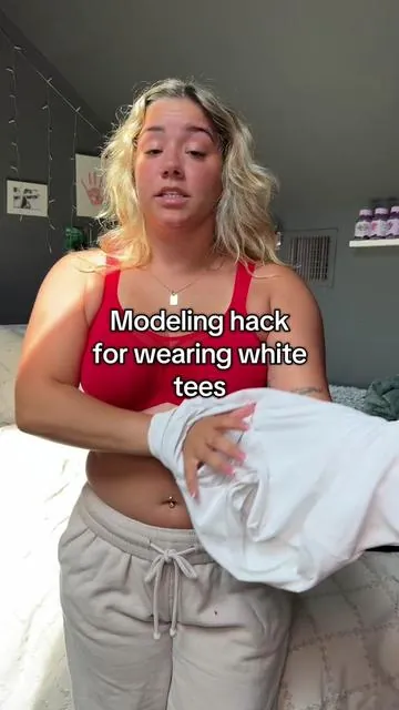 Best tip for wearing white tea to get a red bra!! Did you know this ? #hsia #hsiabra #hsiabras #minimizerbra #minimizingbra 