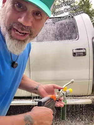 Dual Wand Pressure Washer With No Diluting Foam Cannon @Tool Daily Power Washer #pressurewasher #pressurewashing #cardetailing  #foamcannon 
