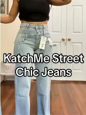 #KatchMe #StreetChicJeans #jeans #widelegjeans #stretchyjeans 