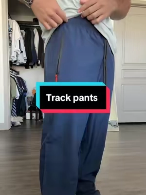 5’8 160 Size M #sweatpants #trackpants #waterproof #hikingpants #quickdry