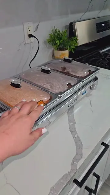 me encanta🥰😇💖💜❤️🩵🩷💙🧡💚💚#ElectricBuffetWarmers  #Costway #parrillaparacalentarcomida #tiktokshopCreatorPicks #kitchenTools 