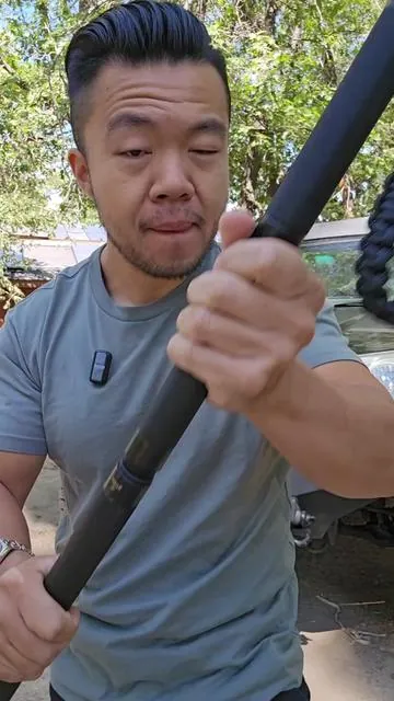 These Tactical Hiking Sticks from @Rhino USA are just what you need while Hiking, Camping, or spending time Outdoors! #Outdoors #Hiking #tactical #camping #tiktokshopcreatorpicks 