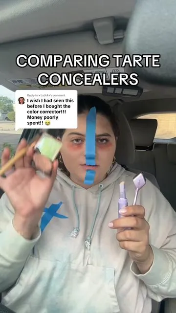 Replying to @• LaUrA• #us #tartereview #tartecolorcorrector #tarteshapetapeblur #tarteconcealer 
