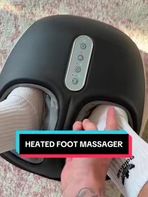 This heated foot massager will get you right 😮‍💨👌 #footmassager #footpain #massager #massagetherapy #feetcare 